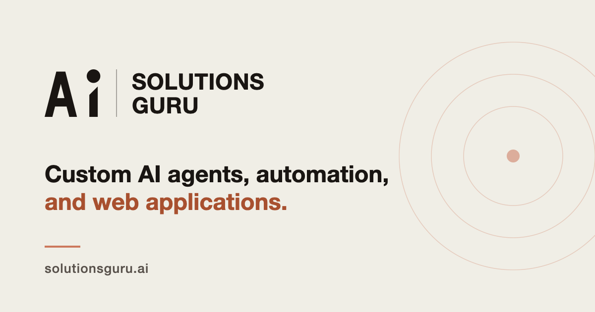 AI Solutions Guru — photo from the business website