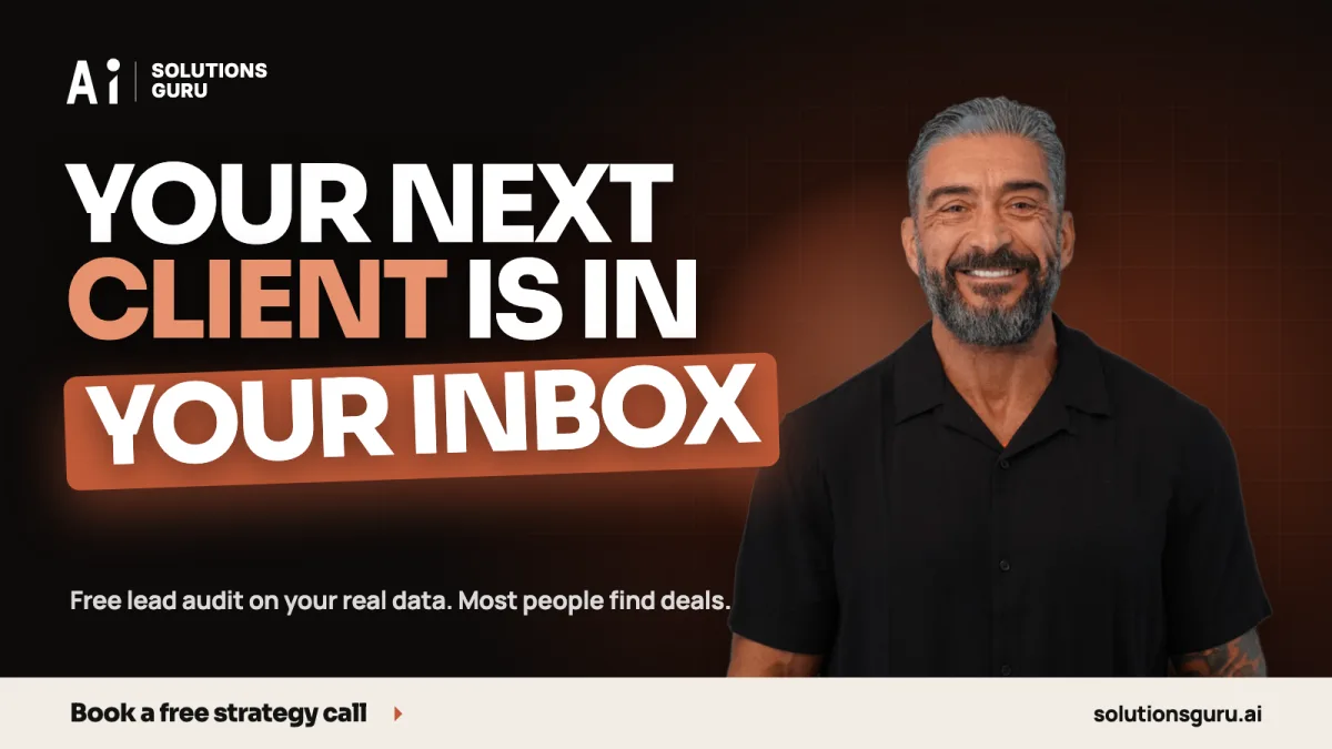 Solutions Guru ad: Your next client is in your inbox